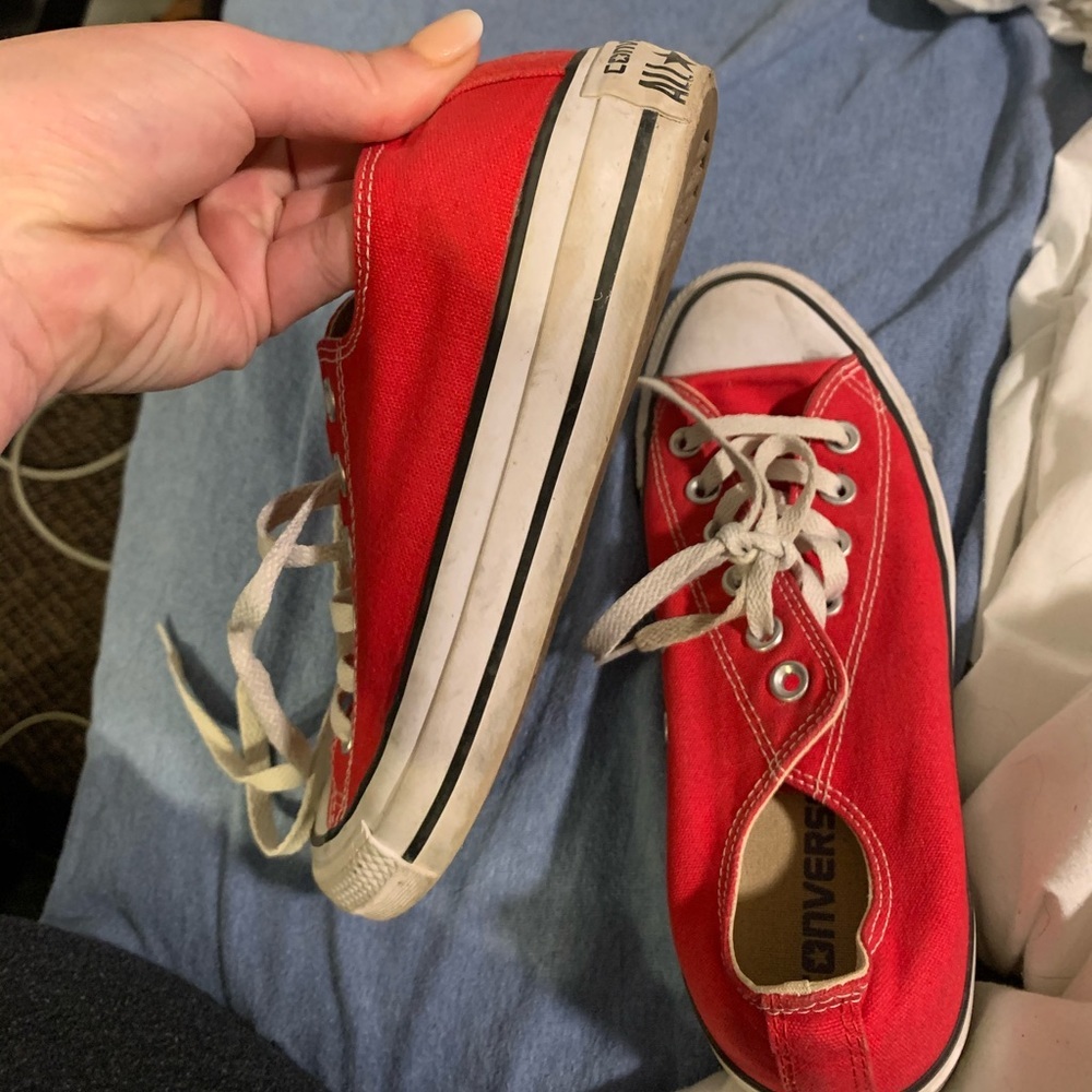 Red Converse - Picture 4 of 12